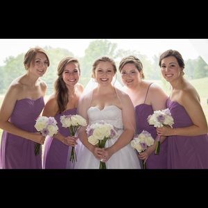 Strapless Chiffon Dress Size 2